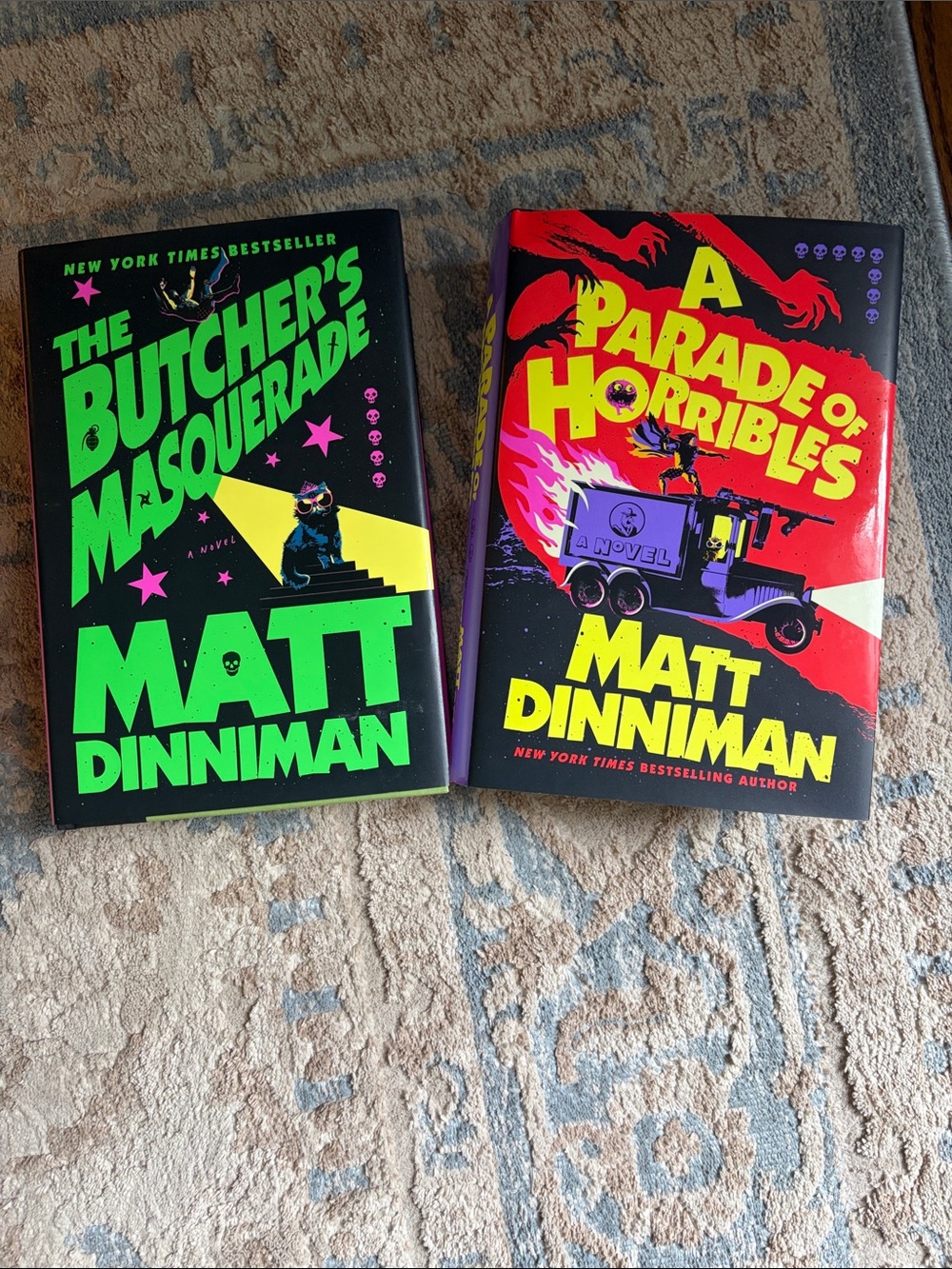 Matt Dinniman Dungeon Crawler Carl 7-8 hardbacks